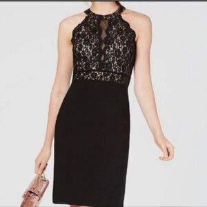 BRAND NEW PREMIER AMOUR JEWEL WAIST AND NECK EMBELLISHMENTS DRESS